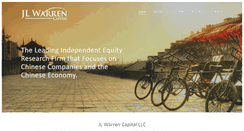 Desktop Screenshot of jlwarrencapital.com