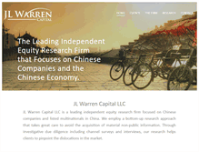 Tablet Screenshot of jlwarrencapital.com